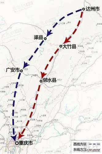 西渝高铁线路图最新解析