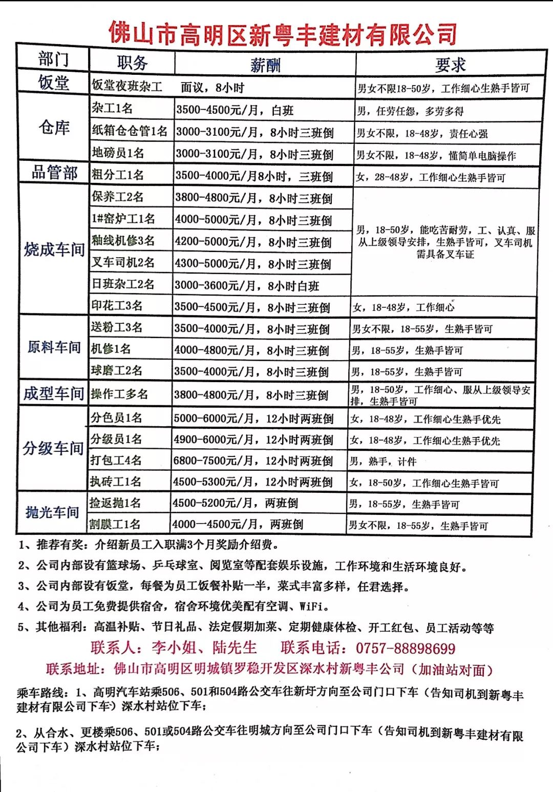 惠东最新招聘信息全面汇总