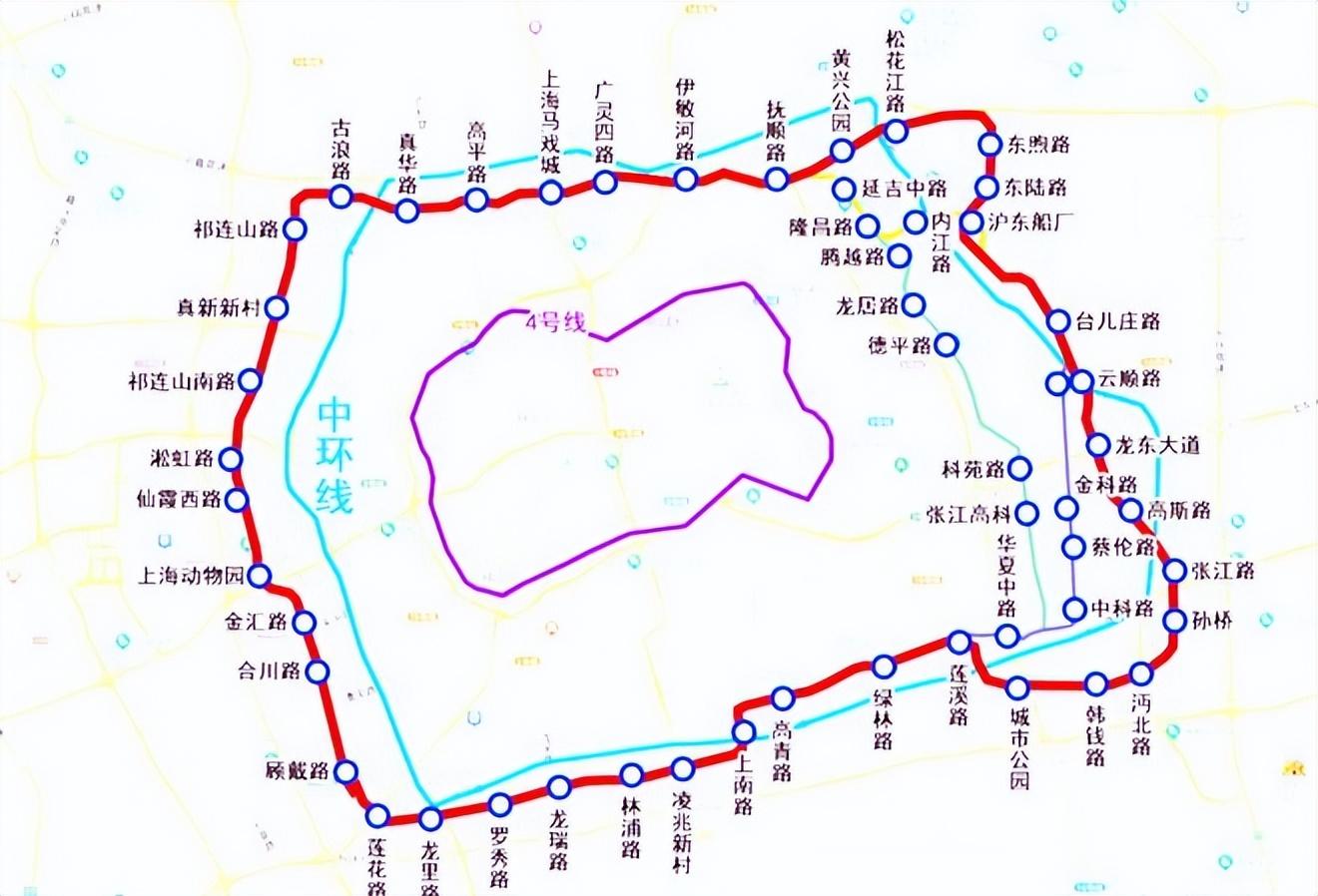 上海最新地铁线路图全览