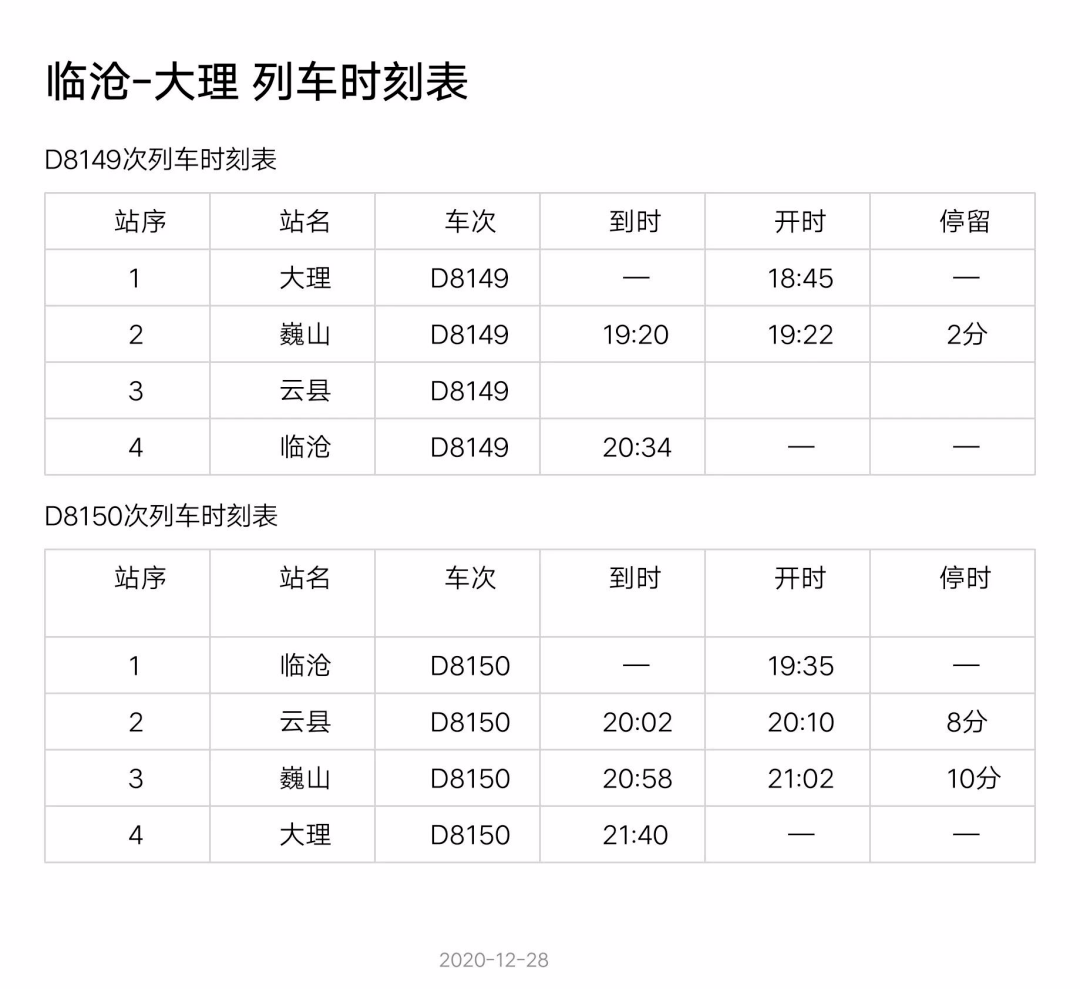 成昆线最新列车时刻表全面解析